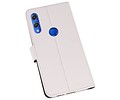 Booktype Telefoonhoesjes - Bookcase Hoesje - Wallet Case -  Geschikt voor Huawei Honor 8X - Wit