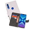BAOHU Booktype Telefoonhoesjes - Bookcase Hoesje - Wallet Case -  Geschikt voor Huawei Honor 8X - Wit