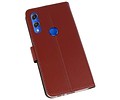 Booktype Telefoonhoesjes - Bookcase Hoesje - Wallet Case -  Geschikt voor Huawei Honor 8X - Bruin