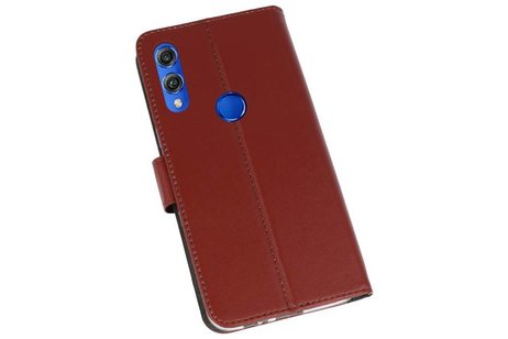 Booktype Telefoonhoesjes - Bookcase Hoesje - Wallet Case -  Geschikt voor Huawei Honor 8X - Bruin