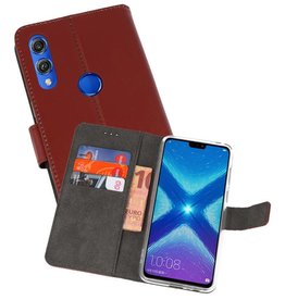 BAOHU Wallet Cases Hoesje Huawei Honor 8X Bruin