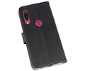 Booktype Telefoonhoesjes - Bookcase Hoesje - Wallet Case -  Geschikt voor Huawei Y9 2019 - Zwart