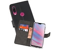 BAOHU Booktype Telefoonhoesjes - Bookcase Hoesje - Wallet Case -  Geschikt voor Huawei Y9 2019 - Zwart