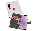 Booktype Telefoonhoesjes - Bookcase Hoesje - Wallet Case -  Geschikt voor Huawei Y9 2019 - Wit