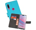 BAOHU Booktype Telefoonhoesjes - Bookcase Hoesje - Wallet Case -  Geschikt voor Huawei Y9 2019 - Blauw