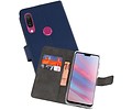 Booktype Telefoonhoesjes - Bookcase Hoesje - Wallet Case -  Geschikt voor Huawei Y9 2019 - Navy