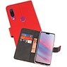 BAOHU Wallet Cases Hoesje Huawei Y9 2019 Rood