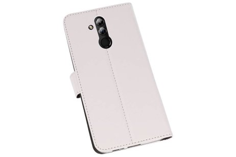 Booktype Telefoonhoesjes - Bookcase Hoesje - Wallet Case -  Geschikt voor Huawei Mate 20 Lite - Wit