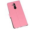 BAOHU Booktype Telefoonhoesjes - Bookcase Hoesje - Wallet Case -  Geschikt voor Huawei Mate 20 Lite - Roze