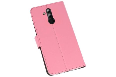 Booktype Telefoonhoesjes - Bookcase Hoesje - Wallet Case -  Geschikt voor Huawei Mate 20 Lite - Roze