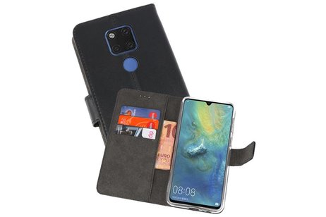 Booktype Telefoonhoesjes - Bookcase Hoesje - Wallet Case -  Geschikt voor Huawei Mate 20 X - Zwart