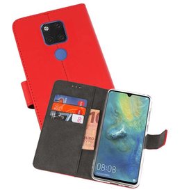 BAOHU Wallet Cases Hoesje Huawei Mate 20 X Rood