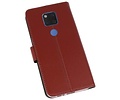BAOHU Booktype Telefoonhoesjes - Bookcase Hoesje - Wallet Case -  Geschikt voor Huawei Mate 20 X - Bruin