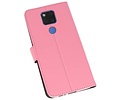 BAOHU Booktype Telefoonhoesjes - Bookcase Hoesje - Wallet Case -  Geschikt voor Huawei Mate 20 X - Roze