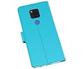 BAOHU Booktype Telefoonhoesjes - Bookcase Hoesje - Wallet Case -  Geschikt voor Huawei Mate 20 X - Blauw