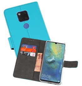BAOHU Wallet Cases Hoesje Huawei Mate 20 X Blauw