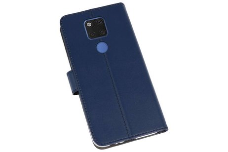 BAOHU Booktype Telefoonhoesjes - Bookcase Hoesje - Wallet Case -  Geschikt voor Huawei Mate 20 X - Navy