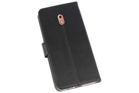 BAOHU Booktype Telefoonhoesjes - Bookcase Hoesje - Wallet Case -  Geschikt voor Nokia 2.1 - Zwart