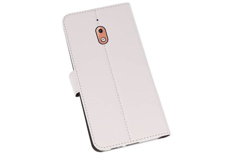 BAOHU Booktype Telefoonhoesjes - Bookcase Hoesje - Wallet Case -  Geschikt voor Nokia 2.1 - Wit