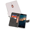 BAOHU Booktype Telefoonhoesjes - Bookcase Hoesje - Wallet Case -  Geschikt voor Nokia 2.1 - Wit