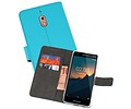 BAOHU Booktype Telefoonhoesjes - Bookcase Hoesje - Wallet Case -  Geschikt voor Nokia 2.1 - Blauw