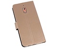BAOHU Booktype Telefoonhoesjes - Bookcase Hoesje - Wallet Case -  Geschikt voor Nokia 2.1 - Goud