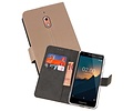 BAOHU Booktype Telefoonhoesjes - Bookcase Hoesje - Wallet Case -  Geschikt voor Nokia 2.1 - Goud