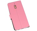 BAOHU Booktype Telefoonhoesjes - Bookcase Hoesje - Wallet Case -  Geschikt voor Nokia 2.1 - Roze