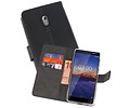 BAOHU Booktype Telefoonhoesjes - Bookcase Hoesje - Wallet Case -  Geschikt voor Nokia 3.1 - Zwart