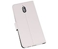 BAOHU Booktype Telefoonhoesjes - Bookcase Hoesje - Wallet Case -  Geschikt voor Nokia 3.1 - Wit