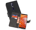 BAOHU Booktype Telefoonhoesjes - Bookcase Hoesje - Wallet Case -  Geschikt voor Nokia 3.1 Plus - Zwart