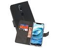 Booktype Telefoonhoesjes - Bookcase Hoesje - Wallet Case -  Geschikt voor Nokia X5 5.1 Plus - Zwart