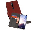 BAOHU Booktype Telefoonhoesjes - Bookcase Hoesje - Wallet Case -  Geschikt voor Nokia X6 6.1 Plus - Bruin