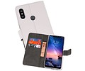 BAOHU Booktype Telefoonhoesjes - Bookcase Hoesje - Wallet Case -  Geschikt voor XiaoMi Redmi Note 6 Pro - Wit