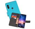 BAOHU Booktype Telefoonhoesjes - Bookcase Hoesje - Wallet Case -  Geschikt voor XiaoMi Redmi Note 6 Pro - Blauw
