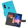 BAOHU Wallet Cases Hoesje XiaoMi Redmi Note 6 Pro Blauw