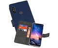 BAOHU Booktype Telefoonhoesjes - Bookcase Hoesje - Wallet Case -  Geschikt voor XiaoMi Redmi Note 6 Pro - Navy