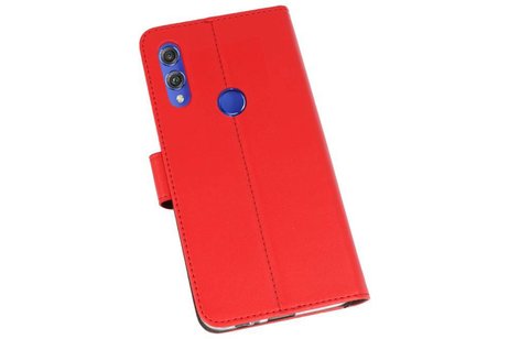 Booktype Telefoonhoesjes - Bookcase Hoesje - Wallet Case -  Geschikt voor Huawei Note 10 - Rood