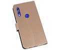 Booktype Telefoonhoesjes - Bookcase Hoesje - Wallet Case -  Geschikt voor Huawei Note 10 - Goud