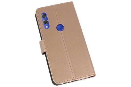 Booktype Telefoonhoesjes - Bookcase Hoesje - Wallet Case -  Geschikt voor Huawei Note 10 - Goud
