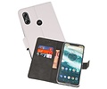 BAOHU Booktype Telefoonhoesjes - Bookcase Hoesje - Wallet Case -  Geschikt voor Moto One - Wit