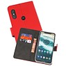 Wallet Cases Hoesje Moto One Power Rood