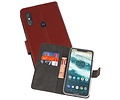 BAOHU Booktype Telefoonhoesjes - Bookcase Hoesje - Wallet Case -  Geschikt voor Moto One Power - Bruin