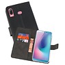 BAOHU Wallet Cases Hoesje Samsung Galaxy A6s Zwart
