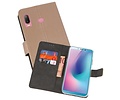 BAOHU Booktype Telefoonhoesjes - Bookcase Hoesje - Wallet Case -  Geschikt voor Samsung Galaxy A6s - Goud