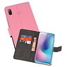 BAOHU Wallet Cases Hoesje Samsung Galaxy A6s Roze