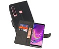 Booktype Telefoonhoesjes - Bookcase Hoesje - Wallet Case -  Geschikt voor Samsung Galaxy A9 2018 - Zwart