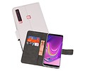 Booktype Telefoonhoesjes - Bookcase Hoesje - Wallet Case -  Geschikt voor Samsung Galaxy A9 2018 - Wit