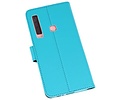 BAOHU Booktype Telefoonhoesjes - Bookcase Hoesje - Wallet Case -  Geschikt voor Samsung Galaxy A9 2018 - Blauw