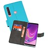 BAOHU Wallet Cases Hoesje Samsung Galaxy A9 2018 Blauw